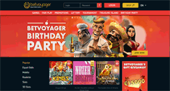 Desktop Screenshot of betvoyager.com